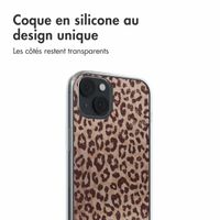 imoshion Coque design pour iPhone 14 - Leopard Mood