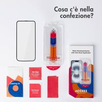 Accezz Protecteur d'écran en verre trempé + Applicateur Apple iPhone 15 Pro