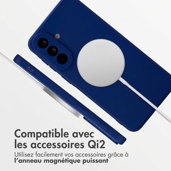 imoshion Coque Couleur avec MagSafe Samsung Galaxy A37 (5G) - Royal Blue