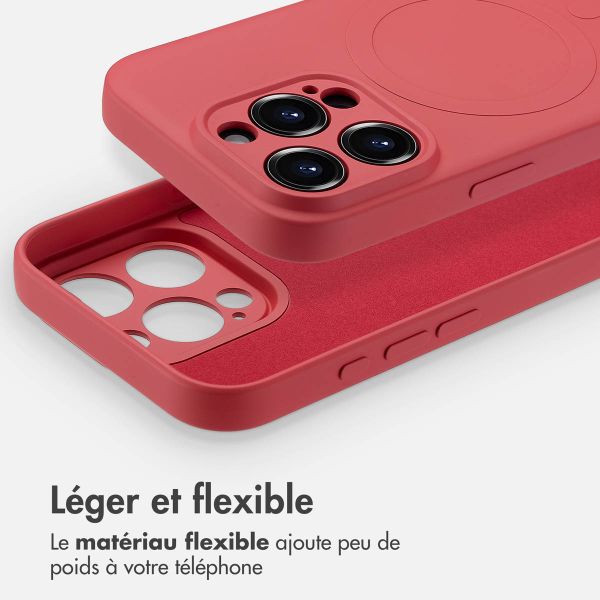 imoshion Coque Couleur avec MagSafe iPhone 16 Pro - Dusty Rose