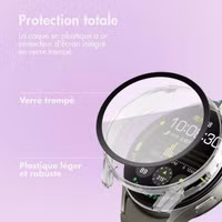 imoshion Coque rigide à couverture complète Samsung Galaxy Watch 7 - 40 mm - Transparent