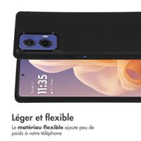 imoshion Coque Brushed Motorola Moto G85 - Noir