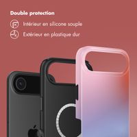Selencia Coque arrière Vivid avec MagSafe Apple iPhone Air - Gradient Soft Blush