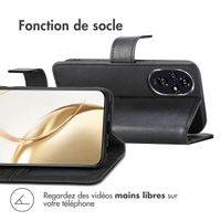 imoshion Étui de téléphone portefeuille Luxe Honor 200 - Noir