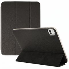 Accezz Coque tablette trifold en cuir Apple iPad Pro 13 (2025) M5 / (2024) M4 - Noir