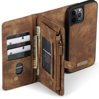 CaseMe Etui de téléphone de luxe en cuir deux iPhone 12 Pro Max