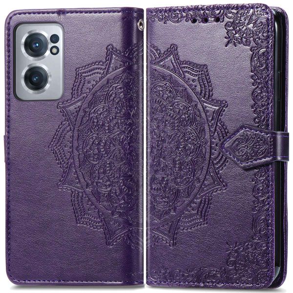 imoshion Etui de téléphone portefeuille Mandala OnePlus Nord CE 2 5G - Violet