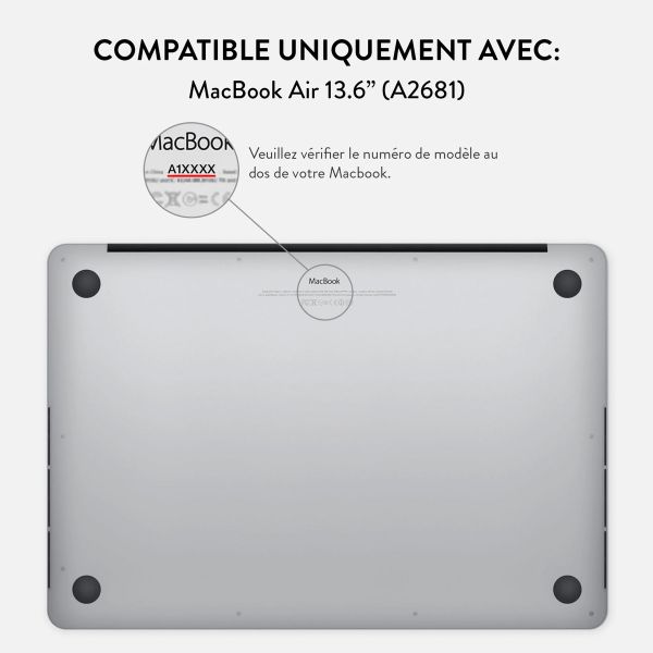 Burga Coque Rigide MacBook Air 13 pouces (2022) / Air 13 pouces (2024) M3 chip - A2681 / A3113 - Seven Seas