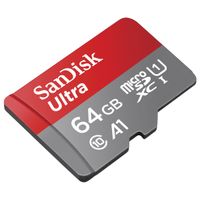 SanDisk microSD Ultra - 64GB - inclus SD Adapter - Full HD