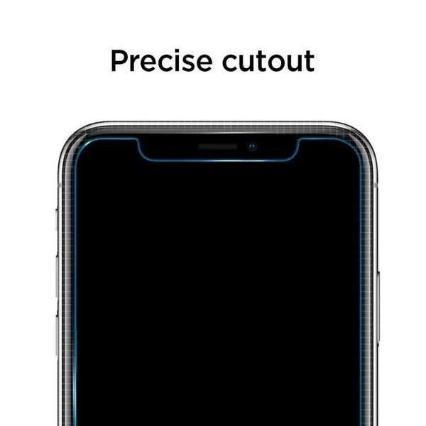 Spigen Protection d'écran en verre trempé GLAStR Fit + Applicator 2-pack Apple iPhone 11