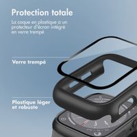 imoshion Coque rigide à couverture complète Apple Watch 4 / 5 / 6 / SE - 44 mm - Noir