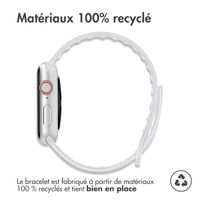 imoshion Bracelet en silicone Apple Watch Series 1-9 / SE - 38/40/41 mm / Series 10 - 42 mm - Blanc