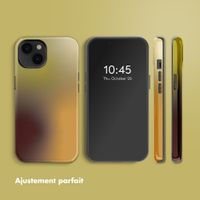 Selencia Coque arrière Vivid avec MagSafe Apple iPhone 14 - Gradient Olive Dust