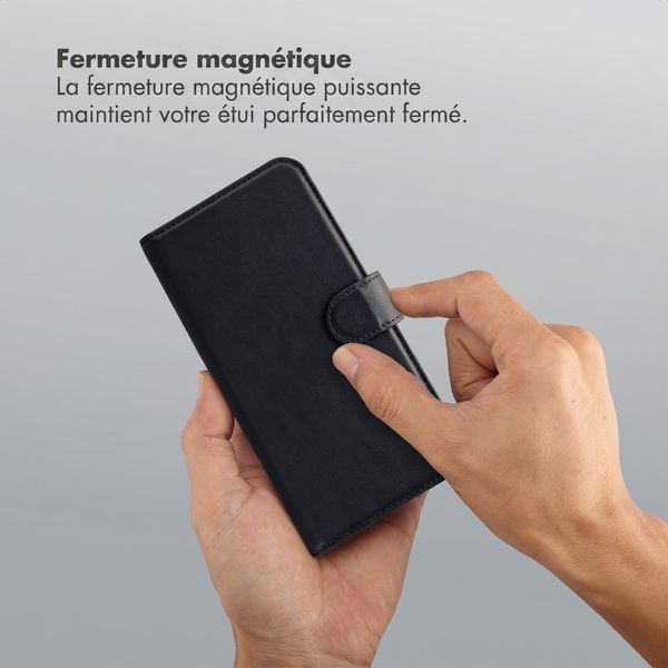 Selencia Étui portefeuille amovible Olyn avec MagSafe Samsung Galaxy A37 (5G) - Noir