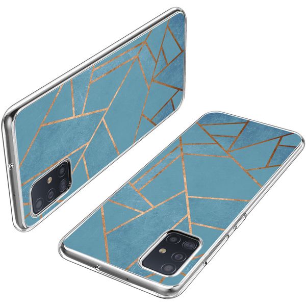 imoshion Coque Design Samsung Galaxy A51 - Blue Graphic