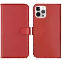 Selencia Étui de téléphone portefeuille en cuir véritable Apple iPhone 12 (Pro)