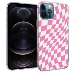 imoshion Coque Design Apple iPhone 12 (Pro) - Retro Pink Check