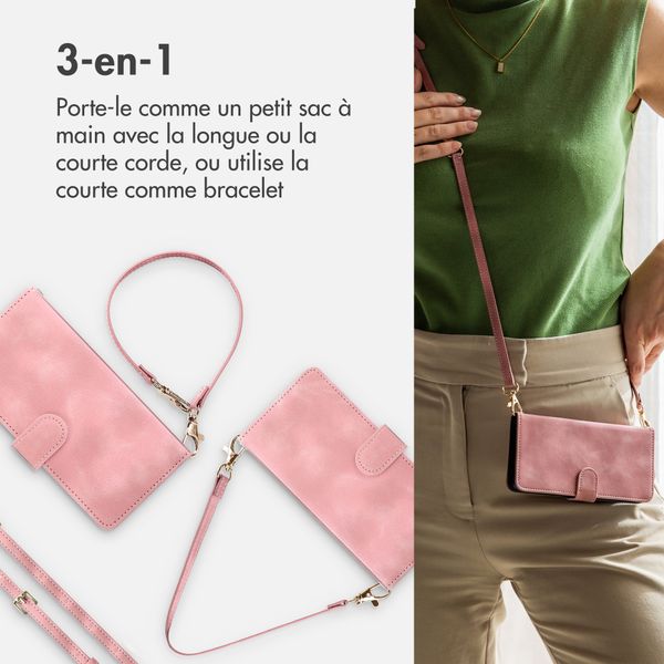 imoshion Etui de télephone portefeuille avec cordon Oppo Reno 15F - Rose