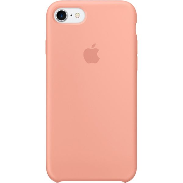 Apple Coque en silicone iPhone SE (2022 / 2020) / 8 / 7 - Flamingo