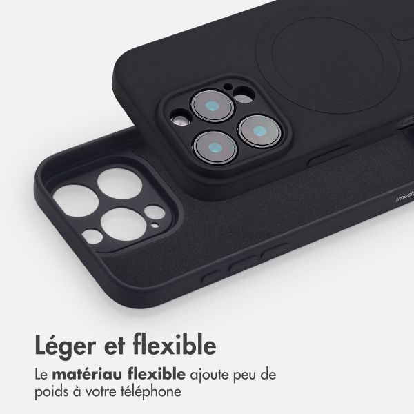 imoshion Coque Couleur avec MagSafe Apple iPhone 16 Pro - Noir