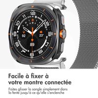 imoshion Milanais Watch bracelet le Samsung Galaxy Watch Ultra - Argent