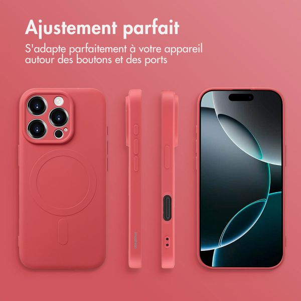 imoshion Coque Couleur avec MagSafe Apple iPhone 16 Pro - Dusty Rose