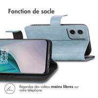 imoshion Étui de télephone portefeuille Motorola Moto G05 / E15 - Bleu clair