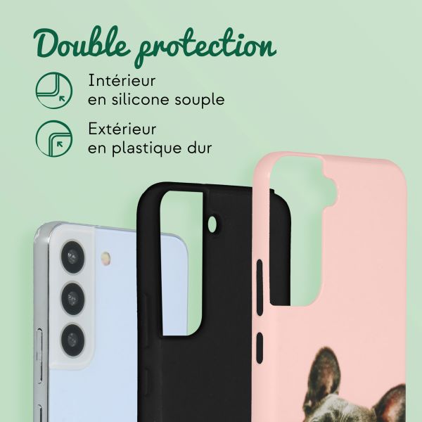 Concevez votre propre coque Tough Samsung Galaxy S22 - Blanc
