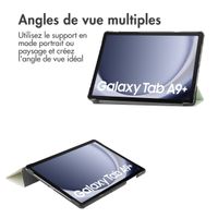 imoshion Coque tablette Trifold Samsung Galaxy Tab A9 Plus - Vert clair