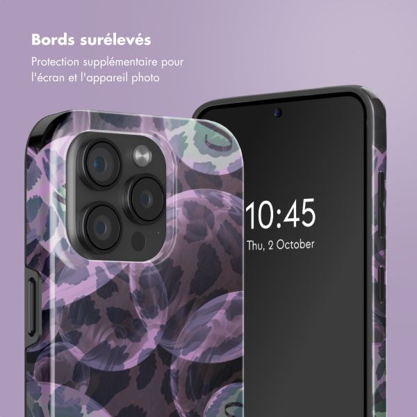 Selencia Coque arrière Vivid avec MagSafe Apple iPhone 15 Pro - Leo Bubble Green