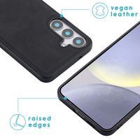 imoshion Etui de télephone luxe 2-en-1 amovible Samsung Galaxy S25 Plus - Noir