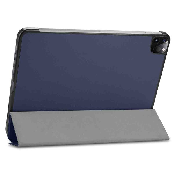 imoshion Coque tablette Trifold Apple iPad Pro 12.9 (2018/2020/2021/2022) - Bleu foncé