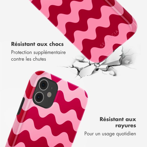 Selencia Coque arrière Vivid Tough iPhone 11 - Wave Vibes Lipstick