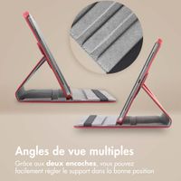 imoshion Coque tablette rotatif à 360° Apple iPad 6 (2018) 9.7 pouces / iPad 5 (2017) 9.7 pouces - Rouge foncé