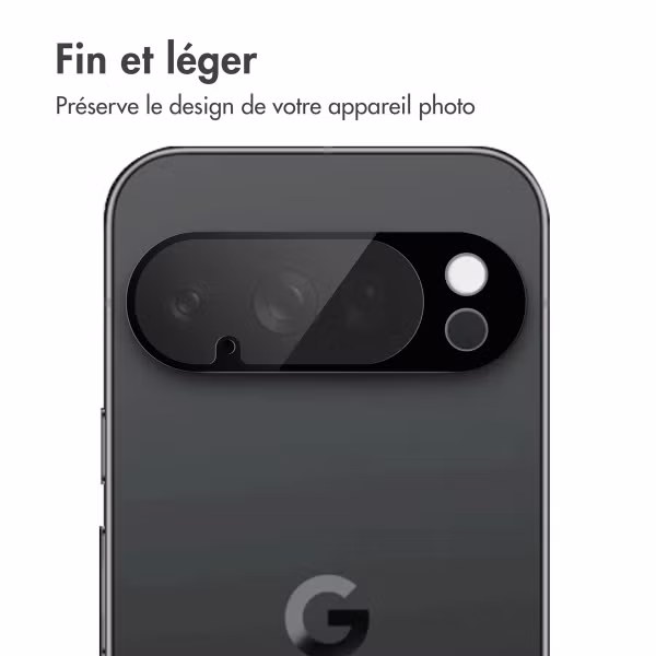 imoshion Protection Caméra en verre trempé 2 Pack Google Pixel 10 Pro - Noir