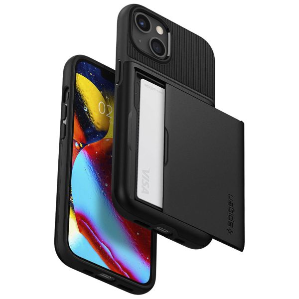 Spigen Coque Slim Armor CS Apple iPhone 13 - Noir