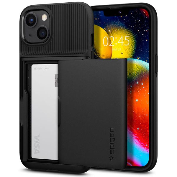 Spigen Coque Slim Armor CS Apple iPhone 13 - Noir