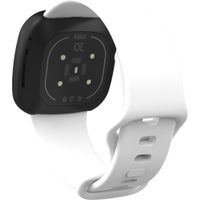 imoshion Bracelet silicone le Fitbit Versa 4 / 3 / Sense (2) - Blanc