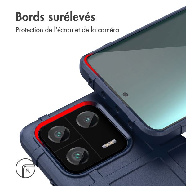 imoshion Coque Arrière Rugged Shield Xiaomi 13 Pro - Bleu foncé