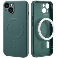 imoshion Coque Couleur avec MagSafe iPhone 13 - Vert foncé