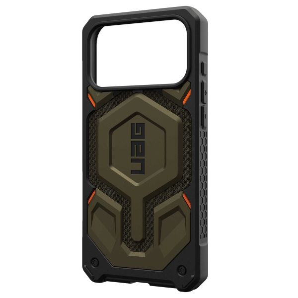 UAG Coque arrière Monarch Pro Apple iPhone 17 Pro - Kevlar Element Green
