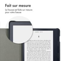 imoshion Étui de liseuse portefeuille Canvas Sleepcover avec support Kobo Sage / Tolino Epos 3 - Peach