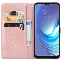 imoshion Etui de téléphone portefeuille Motorola Moto G50 - Rose Champagne