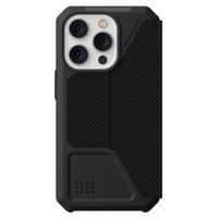 UAG Etui de téléphone portefeuille Metropolis iPhone 14 Pro - Kevlar Black