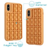 imoshion Pop It Fidget Toy - Coque Pop It iPhone Xs / X - Dorée