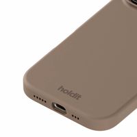 Holdit Coque Silicone Apple iPhone 16 Pro - Mocha Brown