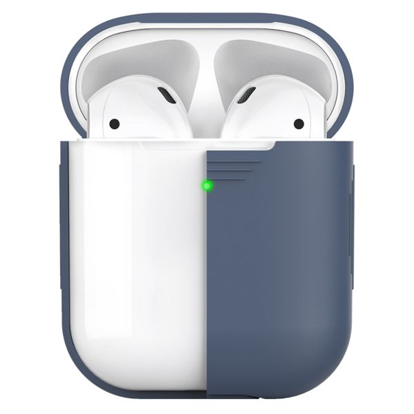 KeyBudz Coque Elevate Protective Silicone Apple AirPods 1 / 2 - Cobalt Blue