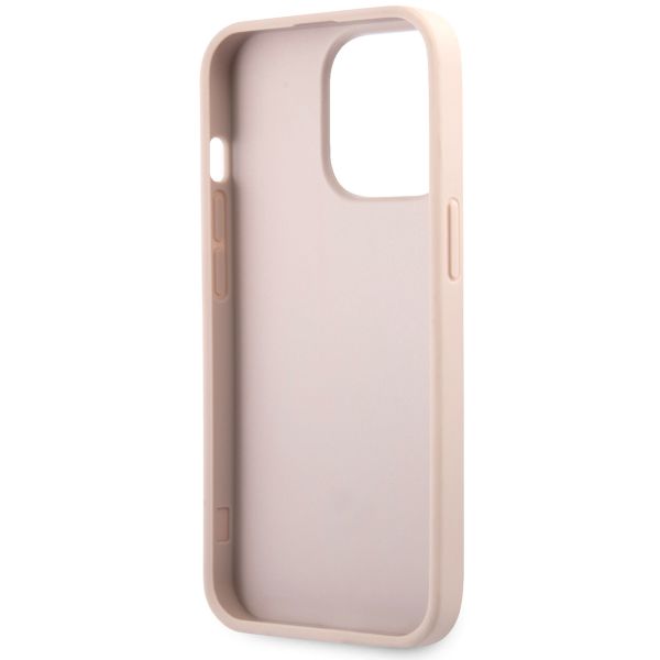 Guess Coque 4G Metal Logo Backcover Apple iPhone 13 Pro Max - Rose