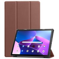 imoshion Coque tablette Trifold Lenovo Tab M10 Plus (3rd gen) - Brun