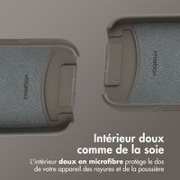 imoshion Coque arrière Color avec cordon amovible et MagSafe Apple iPhone 16 Pro Max - Black Coffee